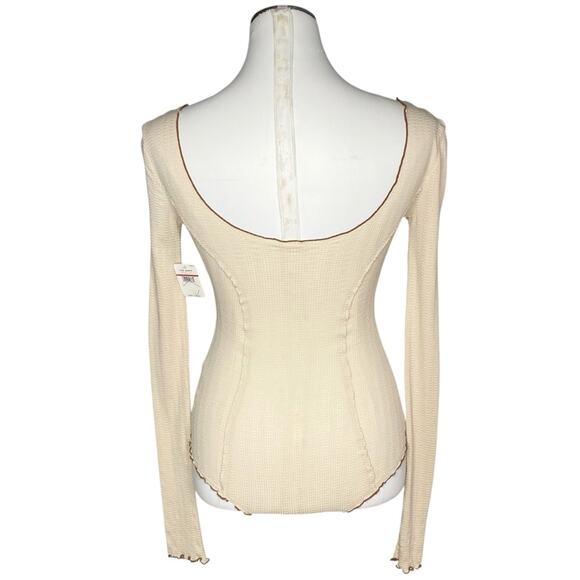 Free People Intimately Nikita Long Sleeve Bodysuit size XS NWT - Picture 4 of 10
